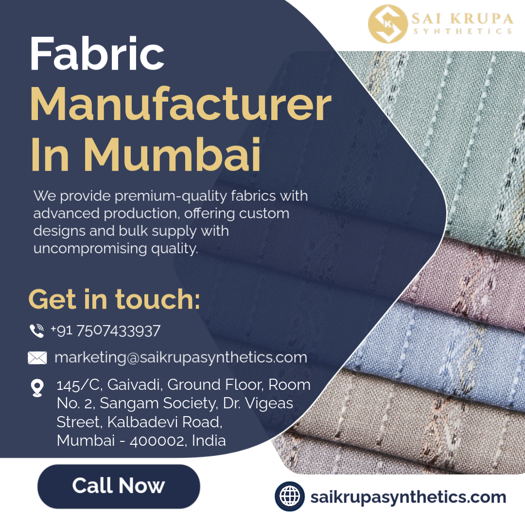 Trusted Fabric Manufacturer In Mumbai